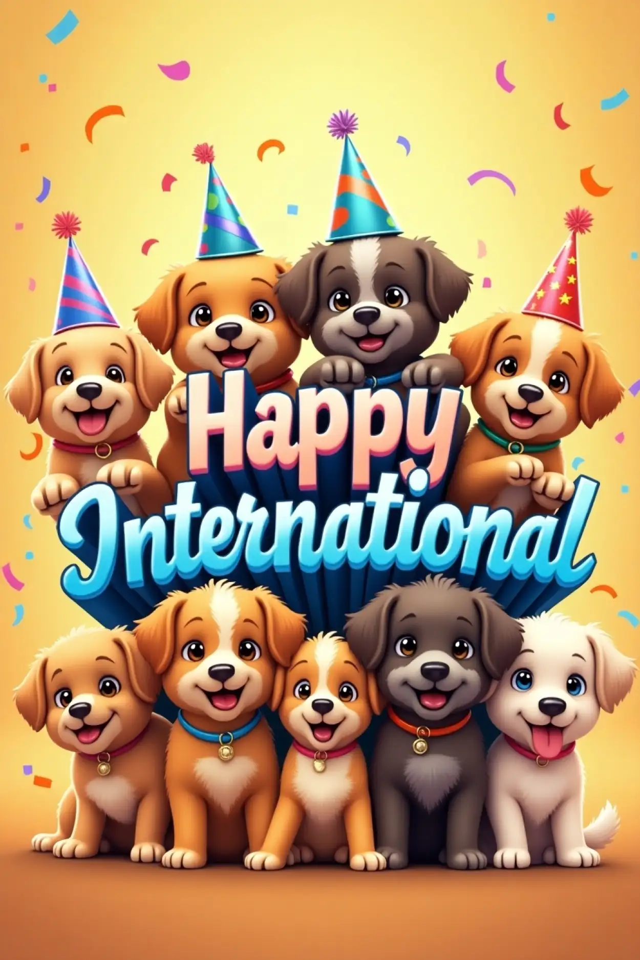 Free Download International Dog Day 2025 Banner Hd - High Quality Happy International Dog Day Background