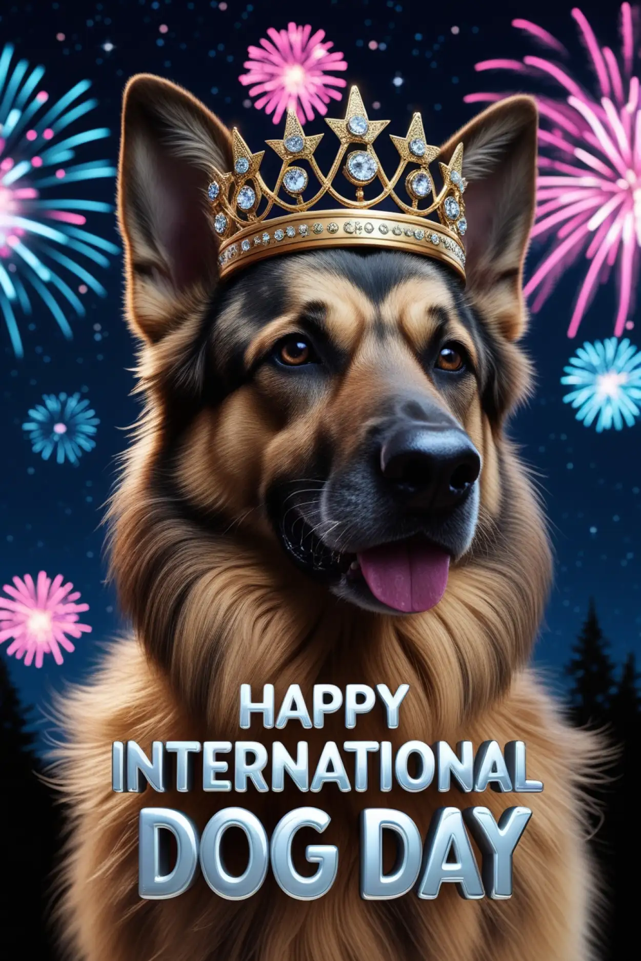 Free Download International Dog Day 2025 Free Background Banner - High Quality Happy International Dog Day Background