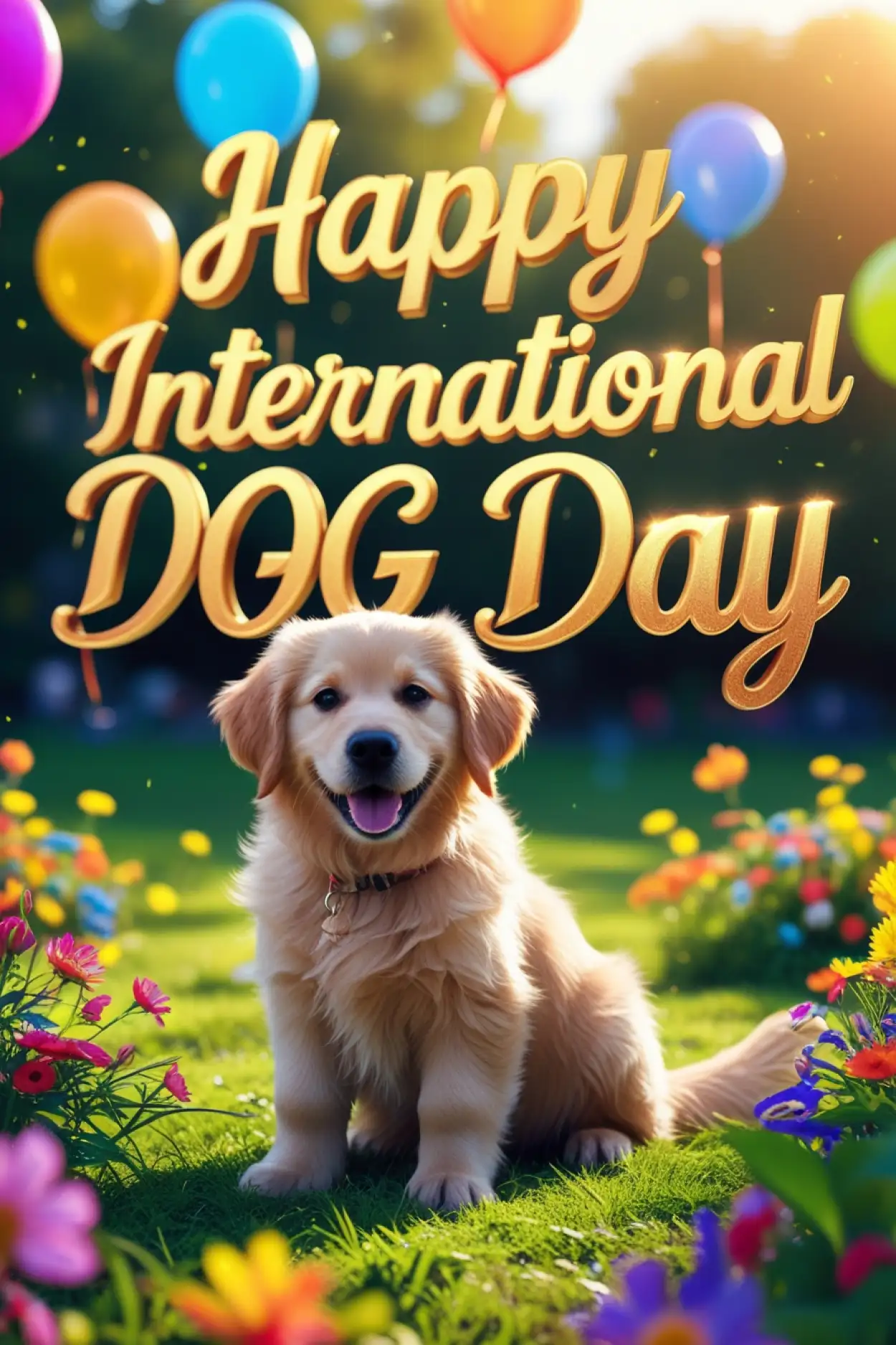 Free Download International Dog Day 2025 Status Video Download - High Quality Happy International Dog Day Background