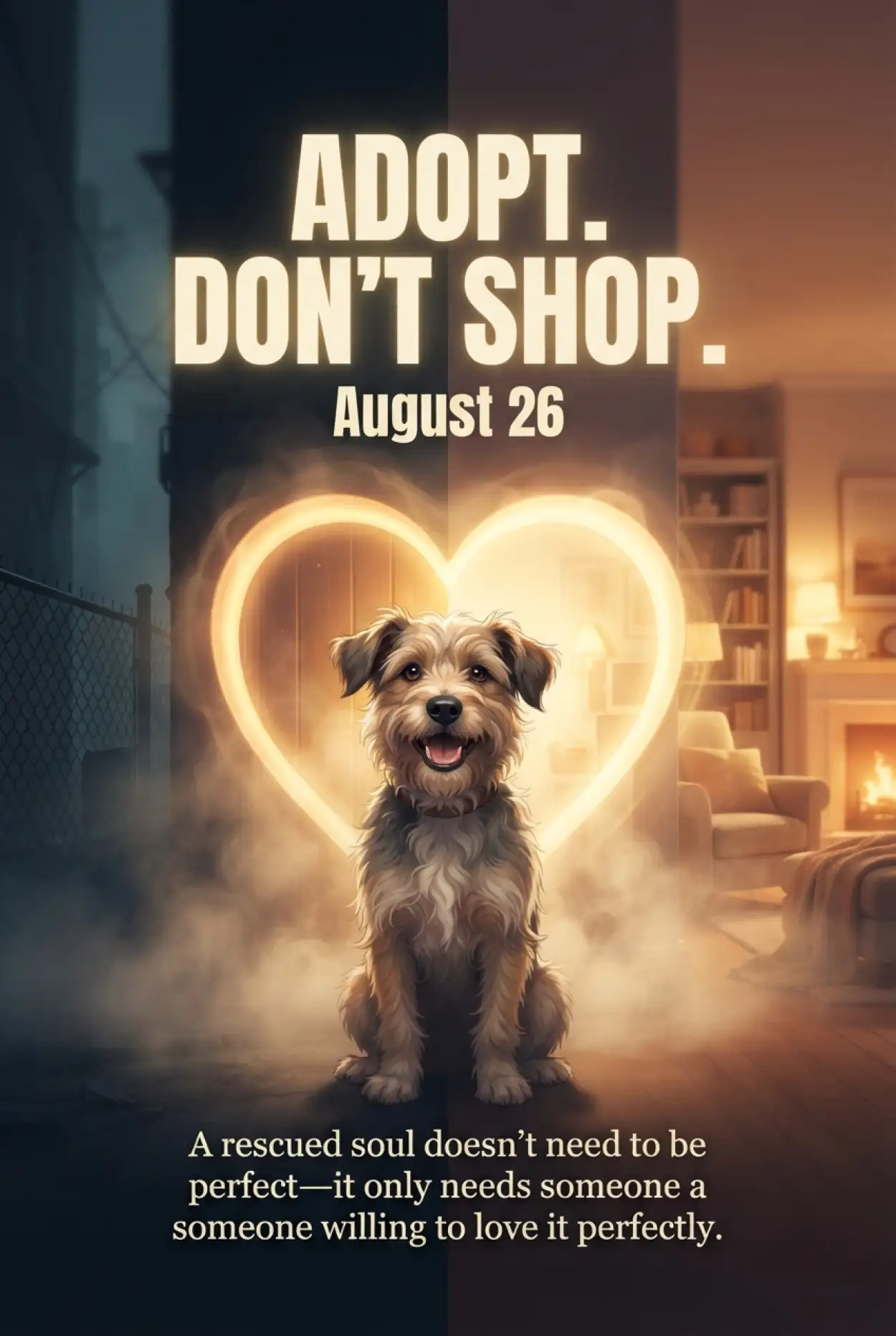 Free Download International Dog Day 2026 Adopt Dont Shop Campaign - High Quality International Dog Day 2026 Image