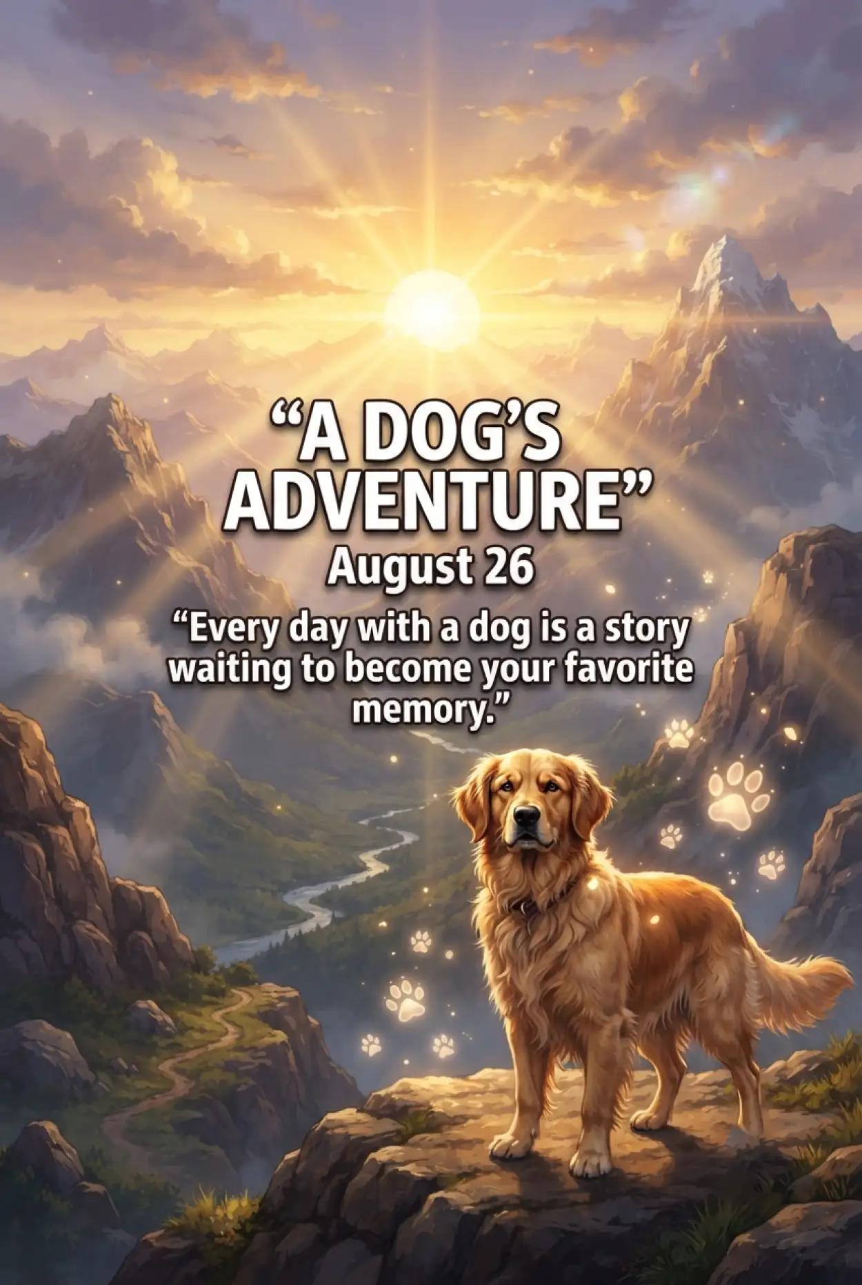 Free Download International Dog Day 2026 Famous Dog Quotes - High Quality International Dog Day 2026 Image