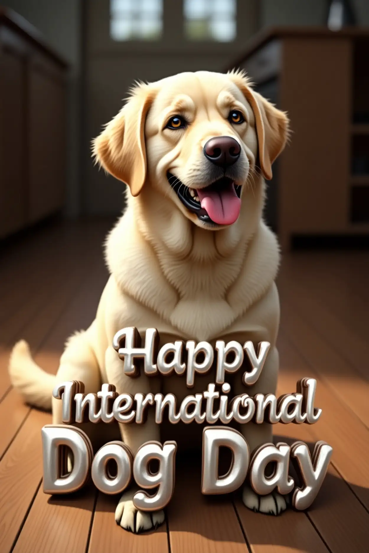 Free Download International Dog Day Special Dp For Whatsapp - High Quality Happy International Dog Day Background