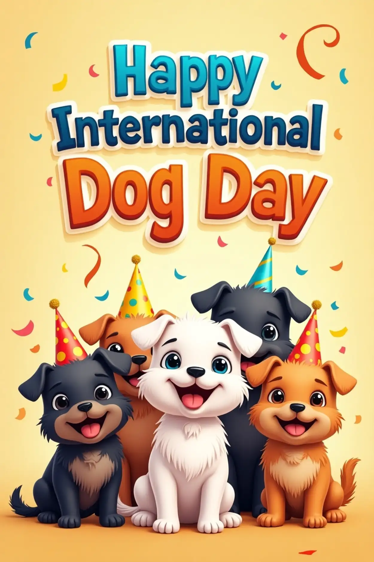Free Download International Dog Day Status For Whatsapp - High Quality Happy International Dog Day Background