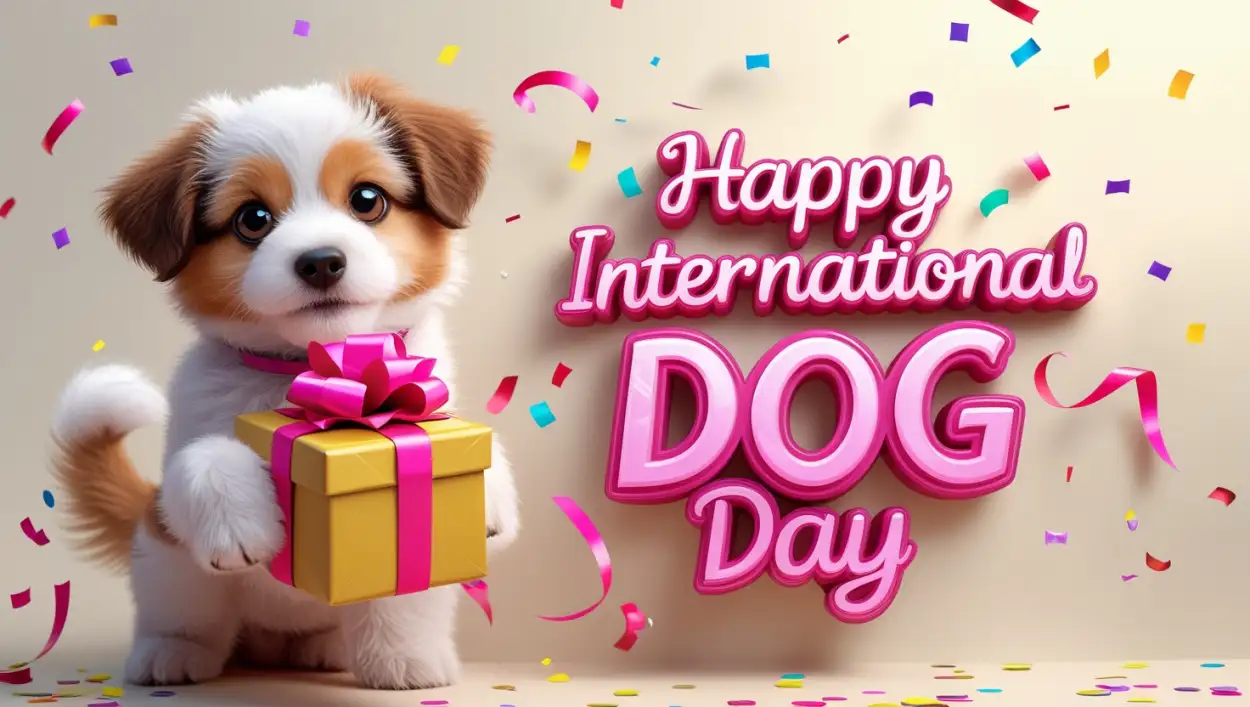 International Dog Day Wishes For Girlfriend With Dog - Royalty Free Happy International Dog Day Image | Pngmagic Free Download International Dog Day Wishes For Girlfriend With Dog - High Quality Happy International Dog Day Background