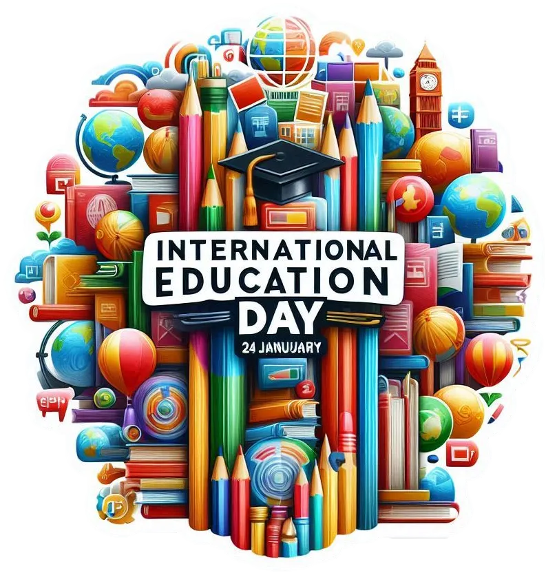 Free Download International Education Day Png For Social Media Posts - High Quality International Education Day PNG PNG Image