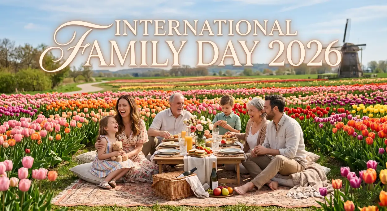 Free Download International Family Day 2026 Artistic Family Wallpaper - High Quality International Family Day 2026 Image