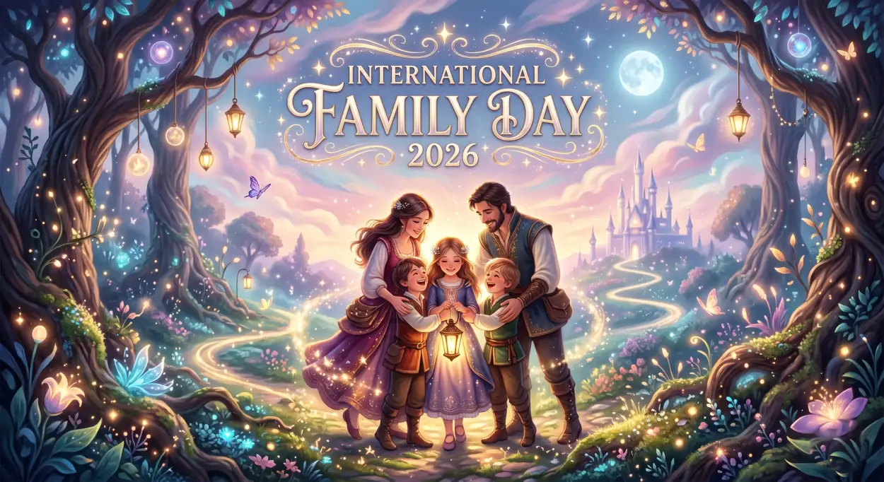 Free Download International Family Day 2026 Beautiful Family Illustration - High Quality International Family Day 2026 Image