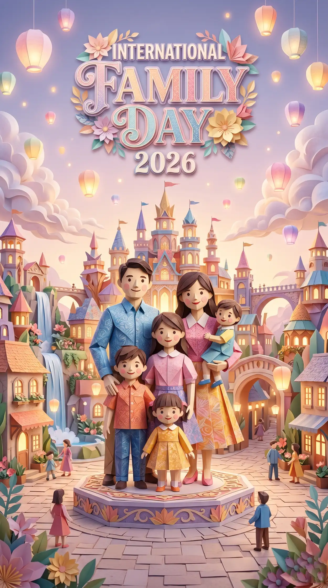 Free Download International Family Day 2026 Cartoon Family Illustration - High Quality International Family Day 2026 Image