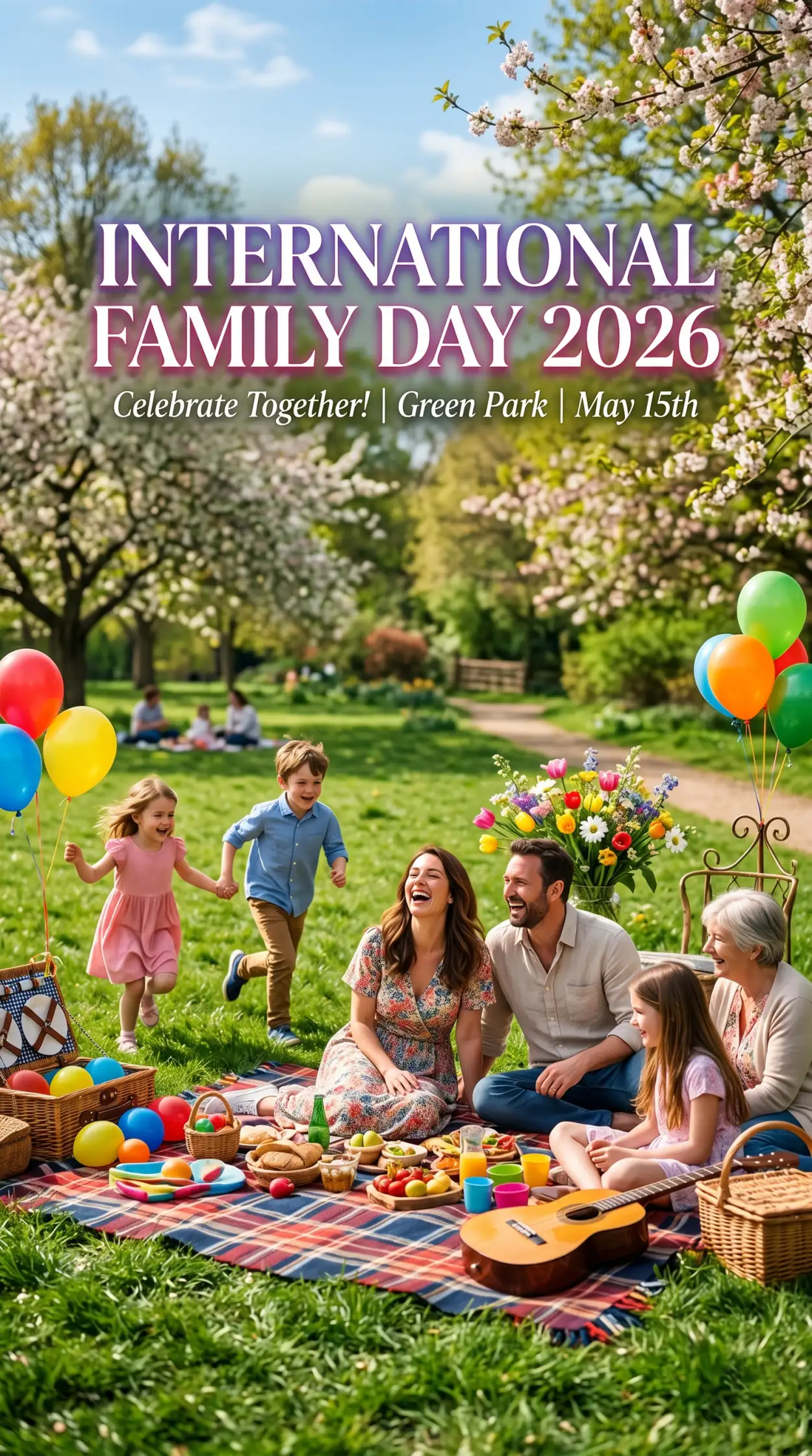 Free Download International Family Day 2026 Editable Family Poster Template - High Quality International Family Day 2026 Image