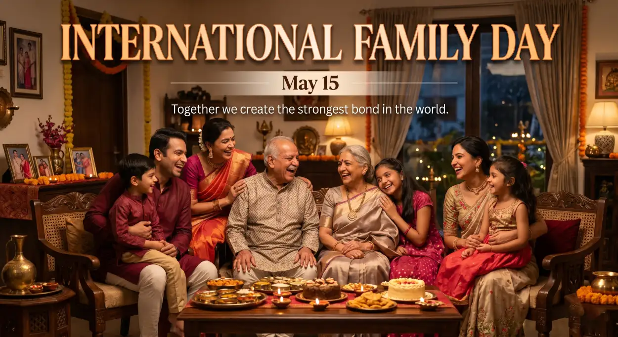 Free Download International Family Day 2026 Elegant Family Poster Design - High Quality International Family Day 2026 Image