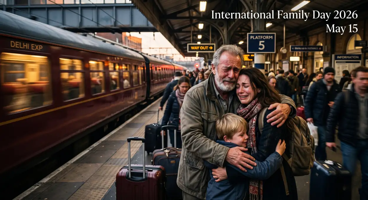Free Download International Family Day 2026 Emotional Family Quotes - High Quality International Family Day 2026 Wishes Image