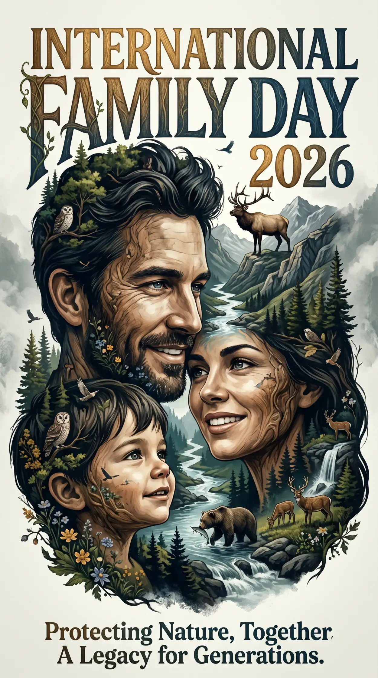 Free Download International Family Day 2026 Family Illustration Png - High Quality International Family Day 2026 Transparent PNG