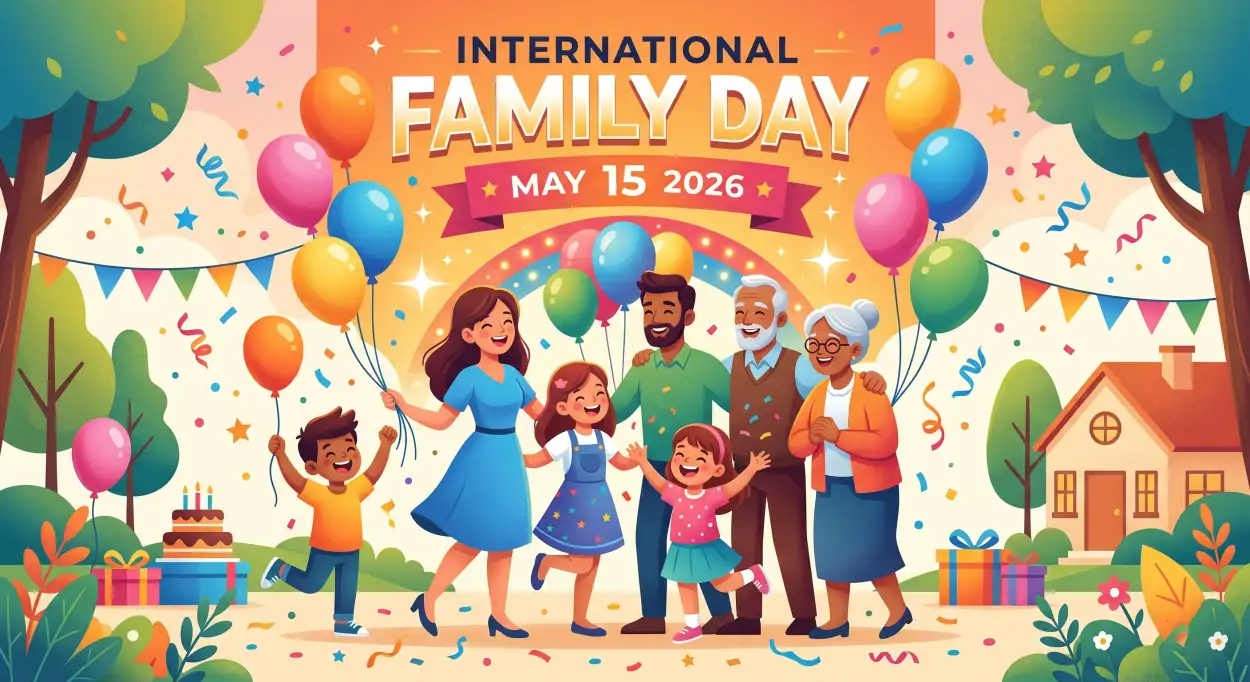 Free Download International Family Day 2026 Family Support Design - High Quality International Family Day 2026 Wishes Image
