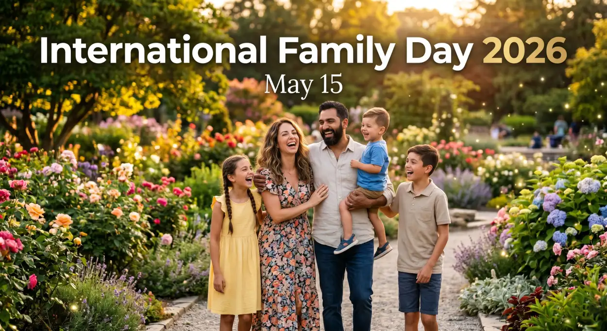 Free Download International Family Day 2026 Family Values Quotes - High Quality International Family Day 2026 Wishes Image