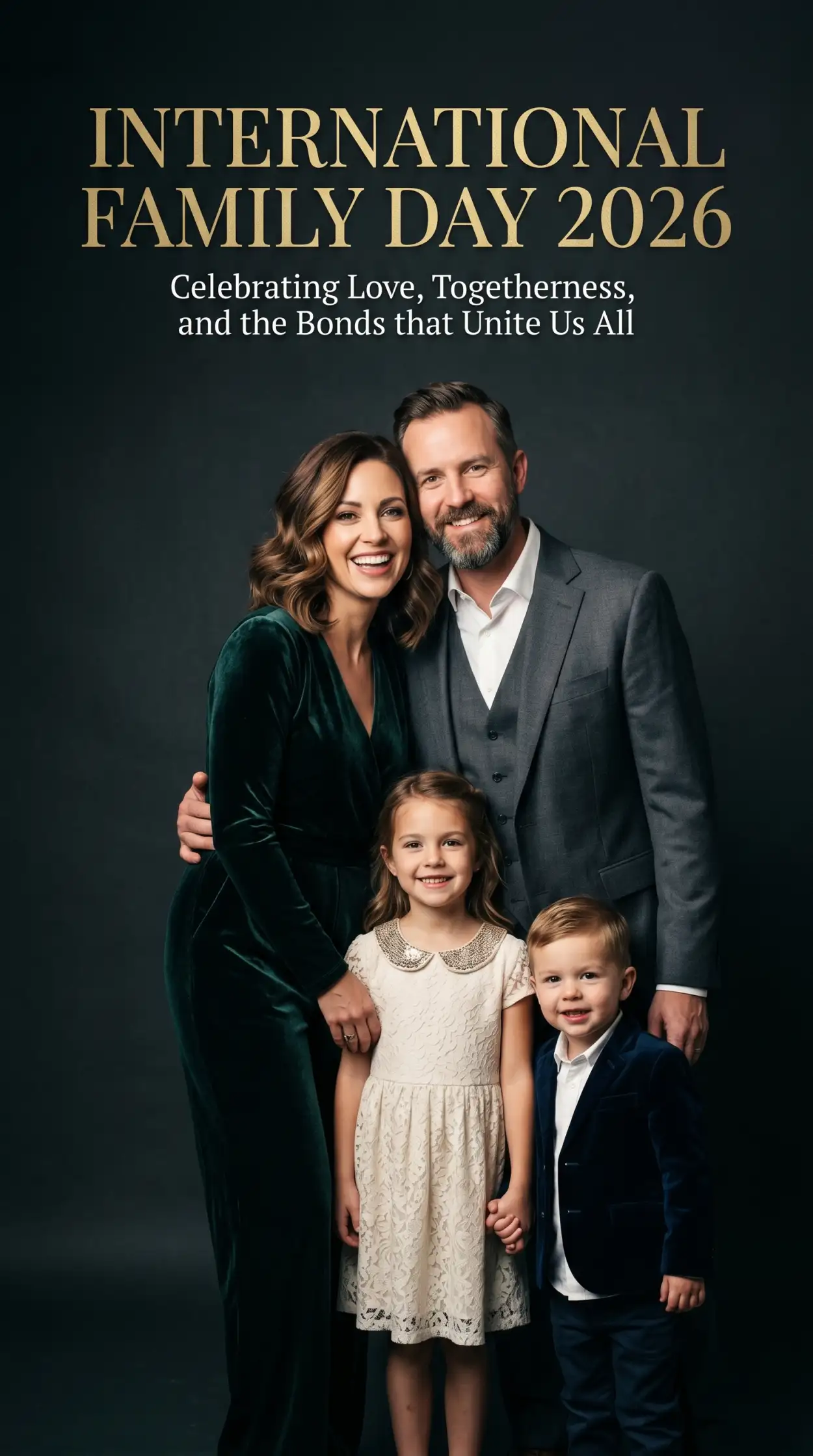 Free Download International Family Day 2026 Modern Family Portrait Ideas - High Quality International Family Day 2026 Image