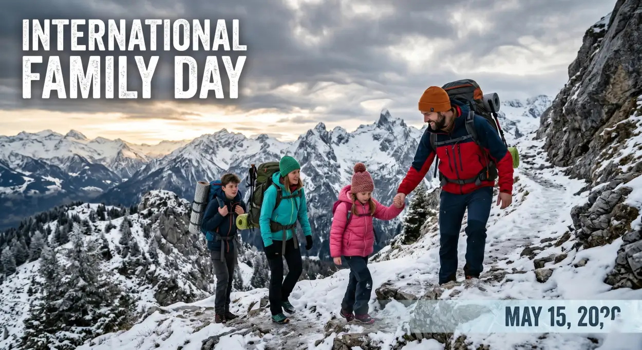 Free Download International Family Day 2026 Motivational Quotes - High Quality International Family Day 2026 Wishes Image