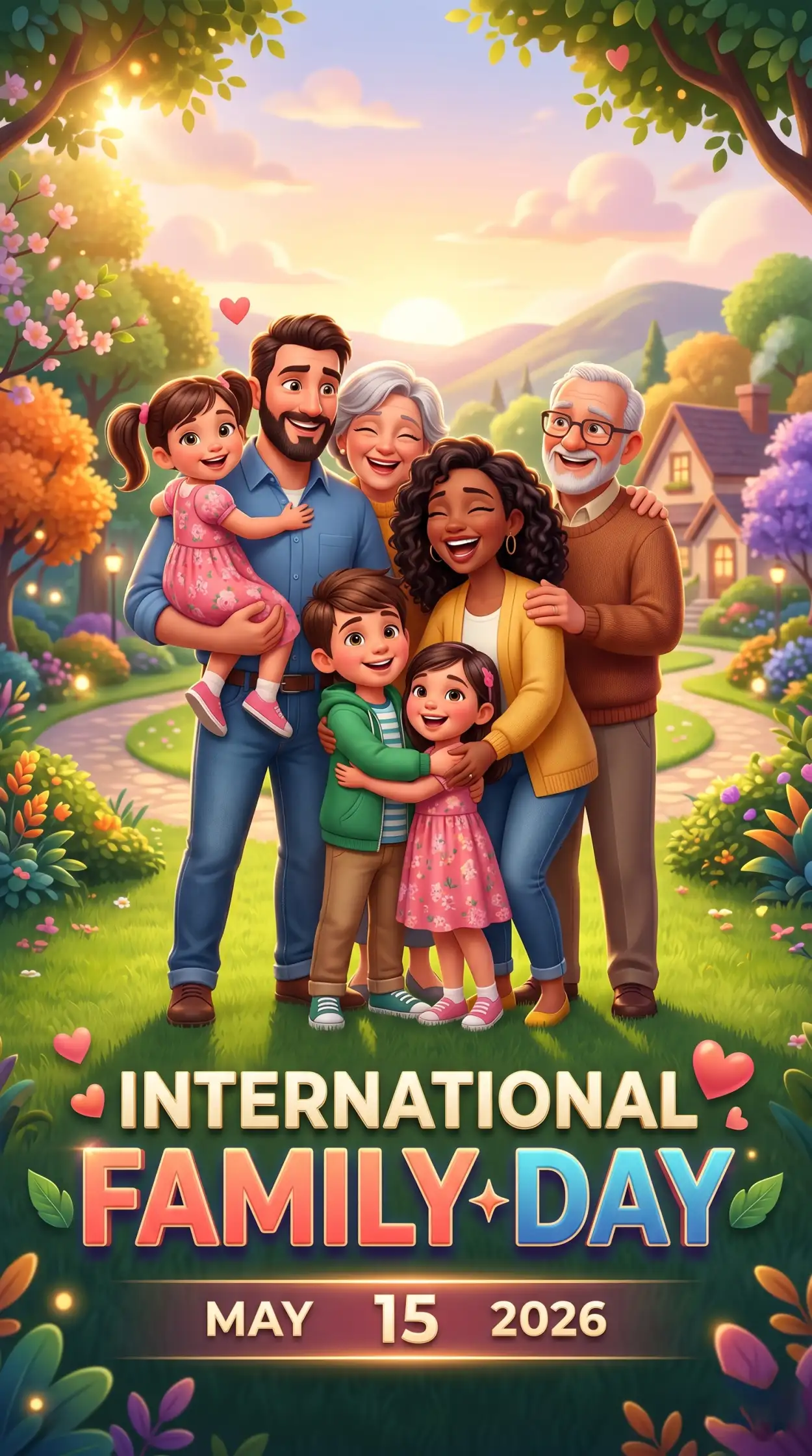 Free Download International Family Day 2026 Poster Design - High Quality International Family Day 2026 Wishes Image