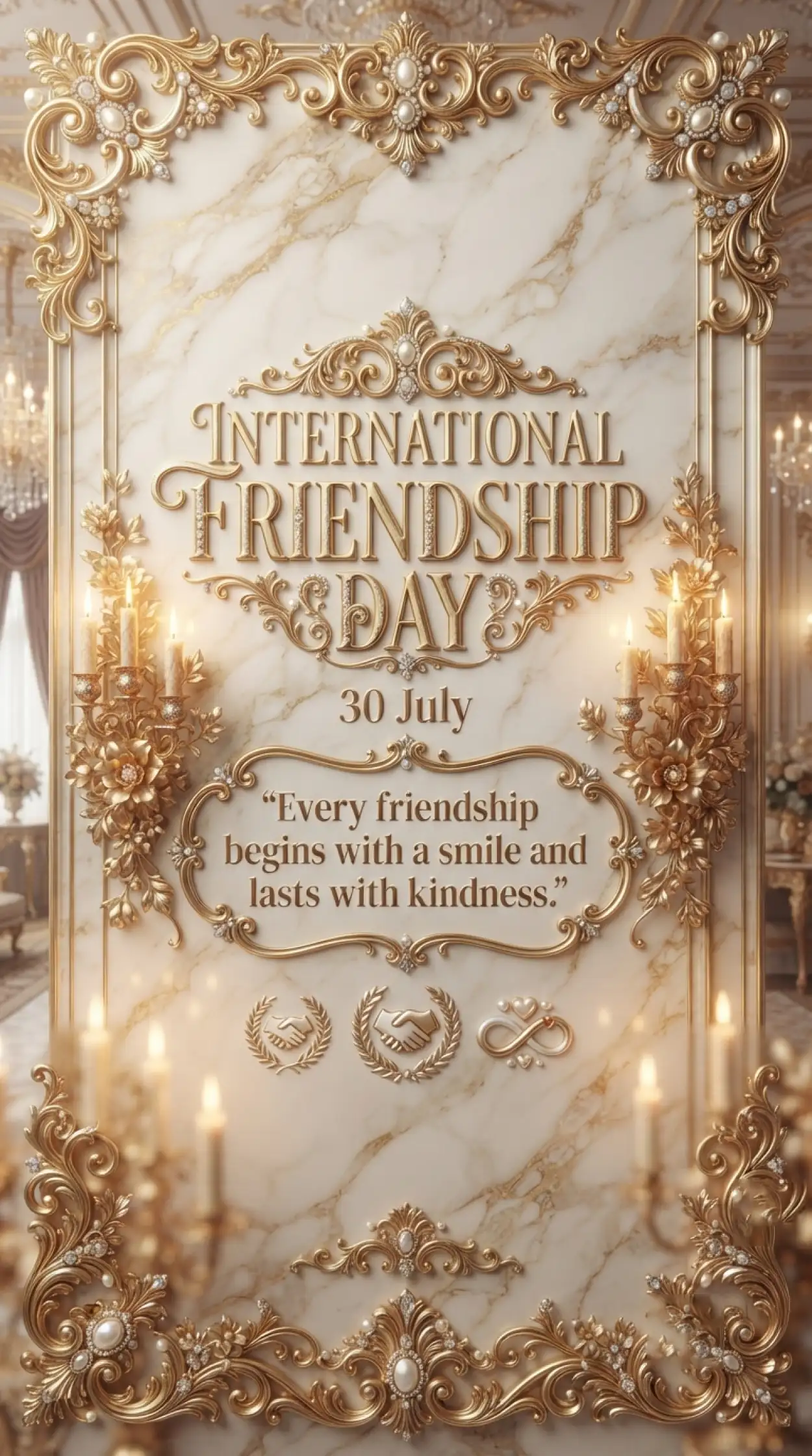 Free Download International Friendship Day Premium Background - High Quality International Friendship Day Background Image