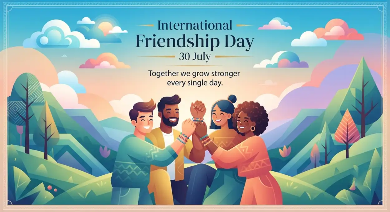 Free Download International Friendship Day Vector Illustration - High Quality International Friendship Day Image