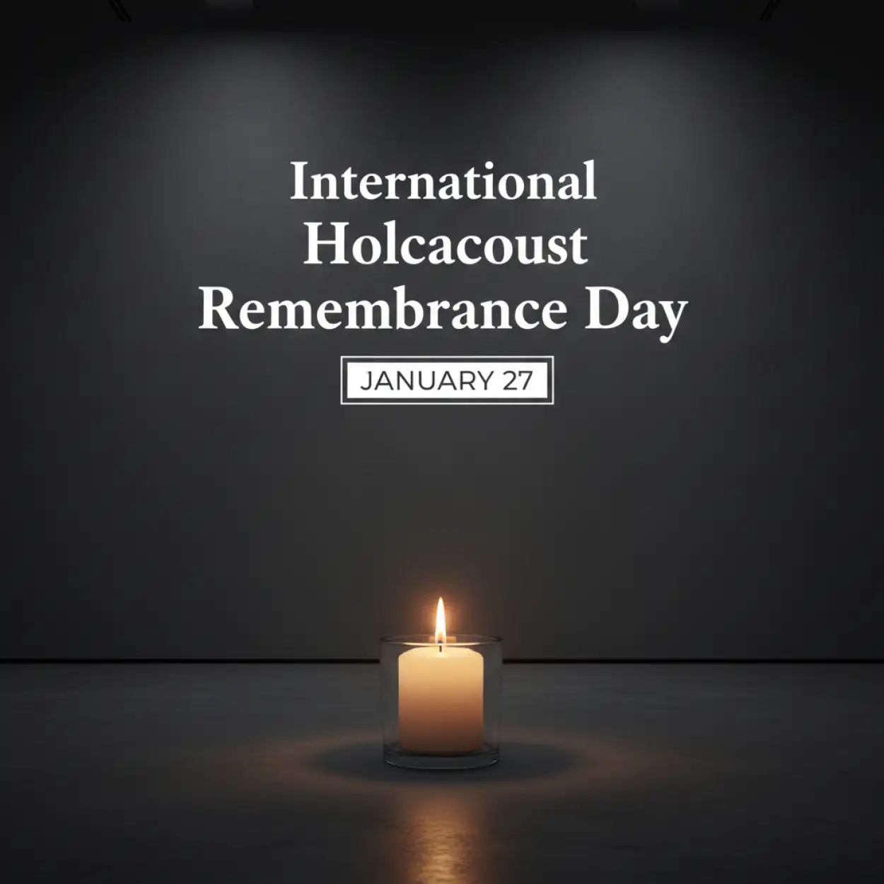 Free Download International Holocaust Remembrance Day Black And White Poster - High Quality International Holocaust Remembrance Day Image
