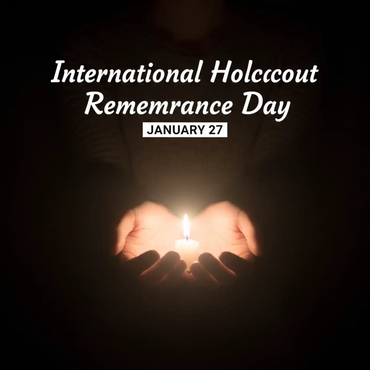 Free Download International Holocaust Remembrance Day School Poster - High Quality International Holocaust Remembrance Day Image