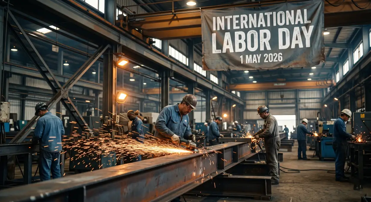 Free Download International Labor Day Wishes 2026 - High Quality International Labor Day Wishes 2026 Image