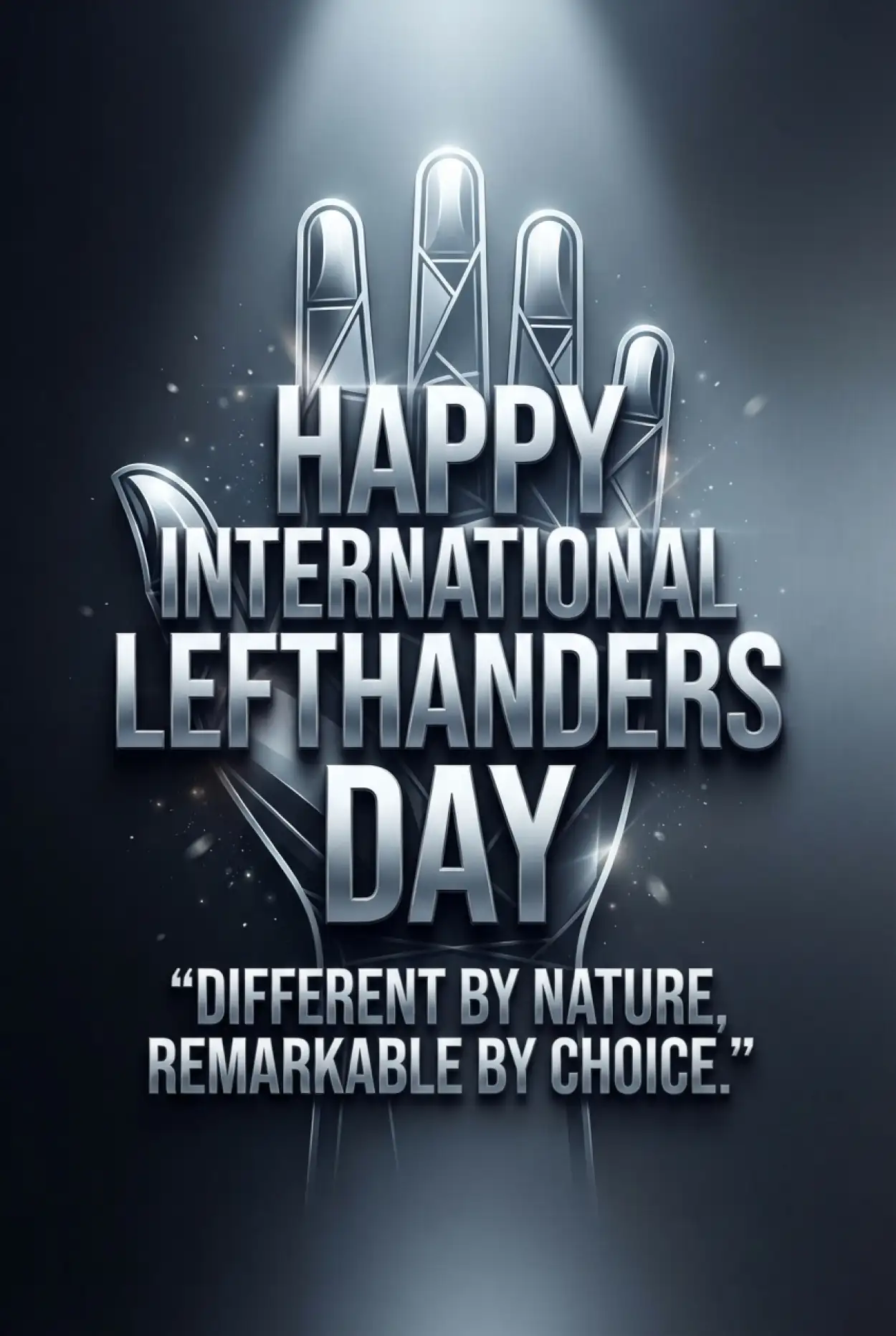Free Download International Lefthanders Day Badge Design 2026 - High Quality International Lefthanders Day 2026 Image