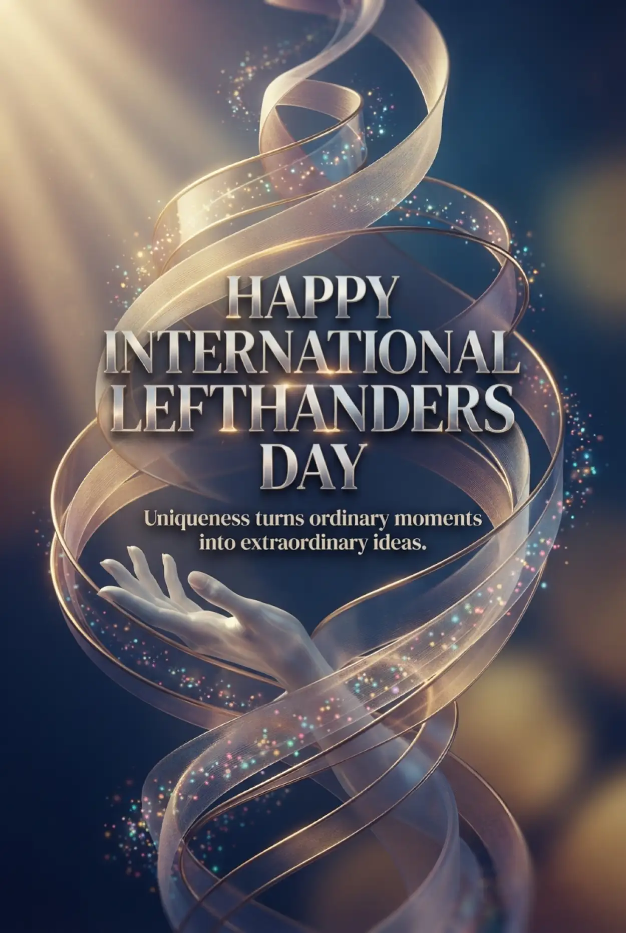 Free Download International Lefthanders Day Celebration Graphics - High Quality International Lefthanders Day 2026 Image