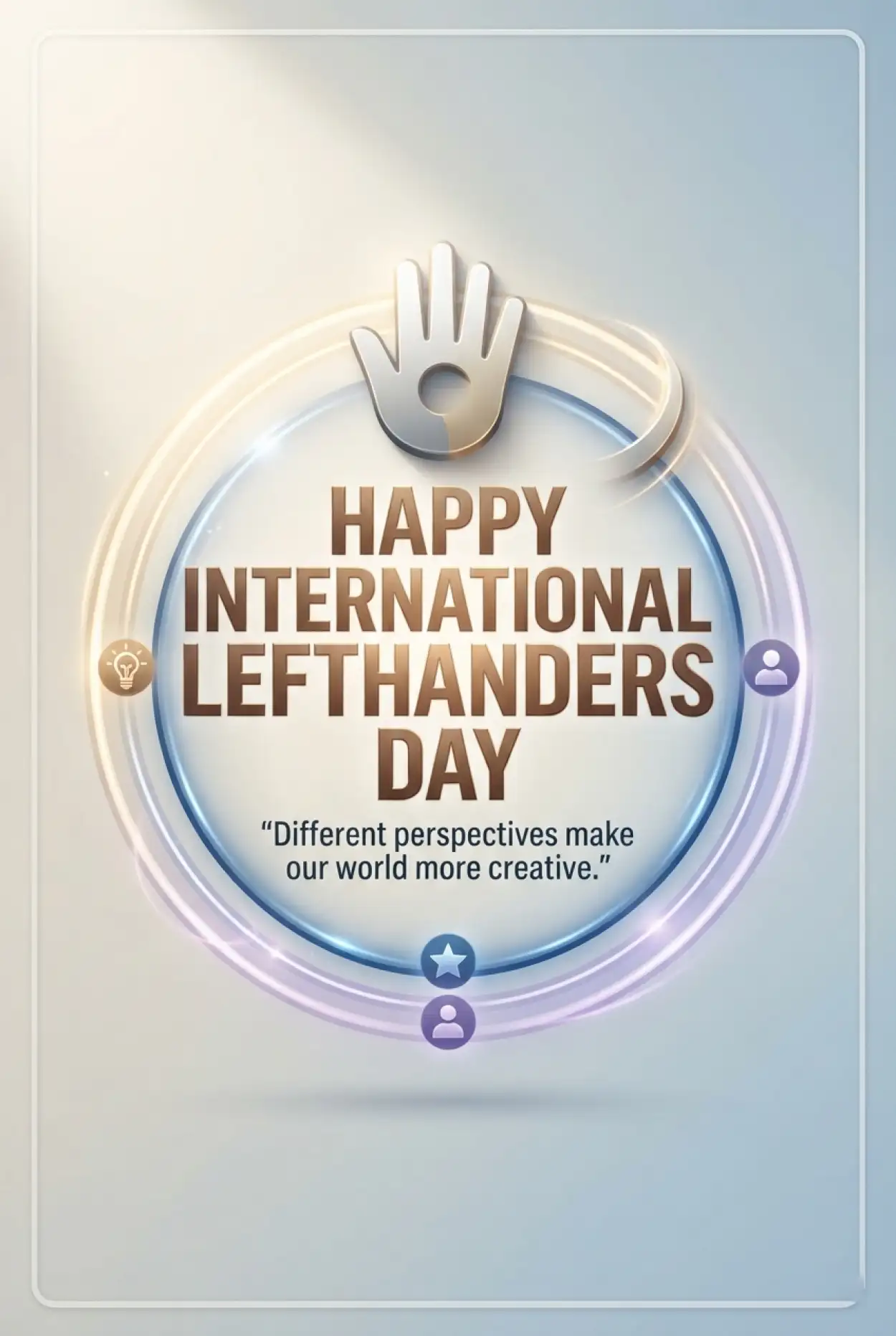 Free Download International Lefthanders Day Icon Png - High Quality International Lefthanders Day 2026 Transparent PNG