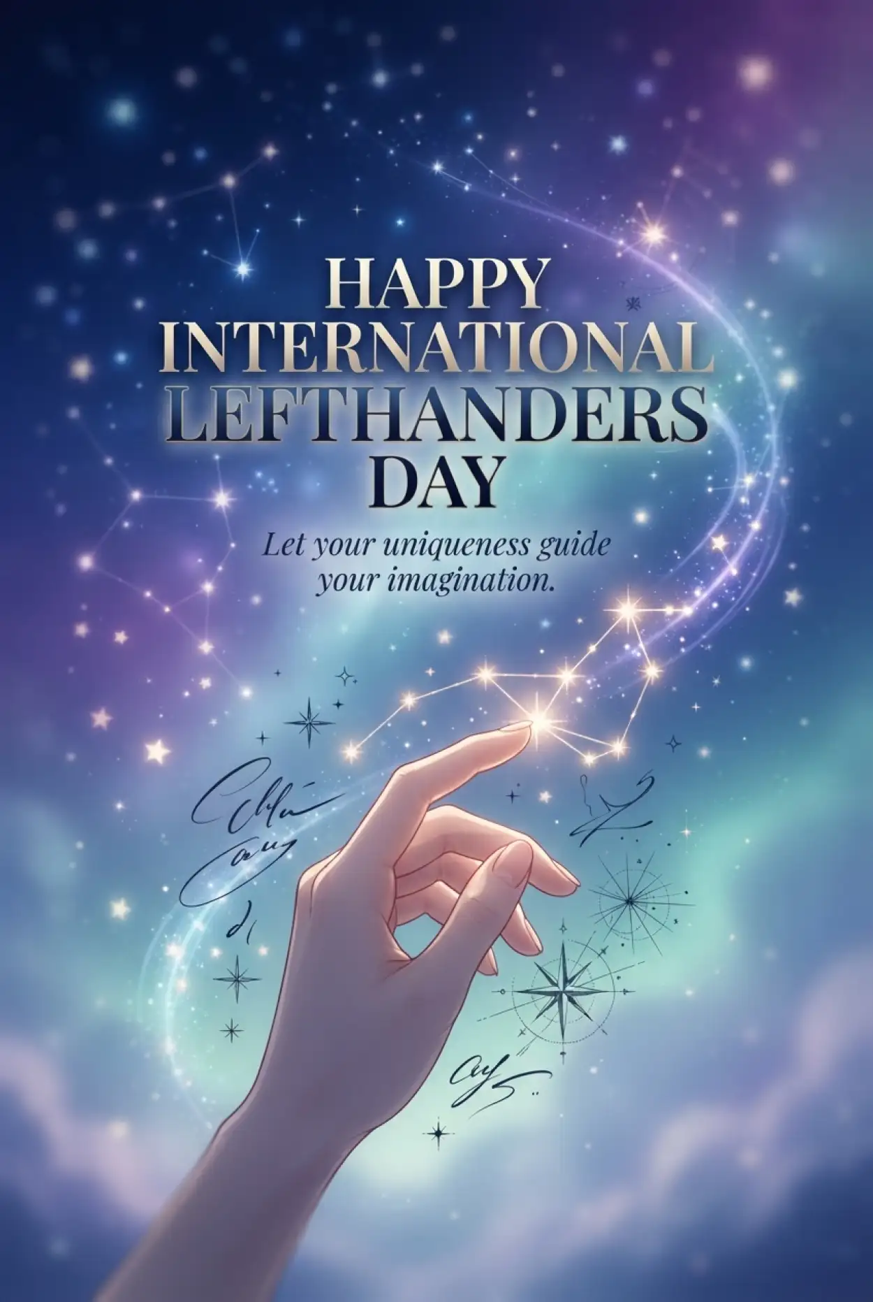 Free Download International Lefthanders Day Left Hand Illustration 2026 - High Quality International Lefthanders Day 2026 Image