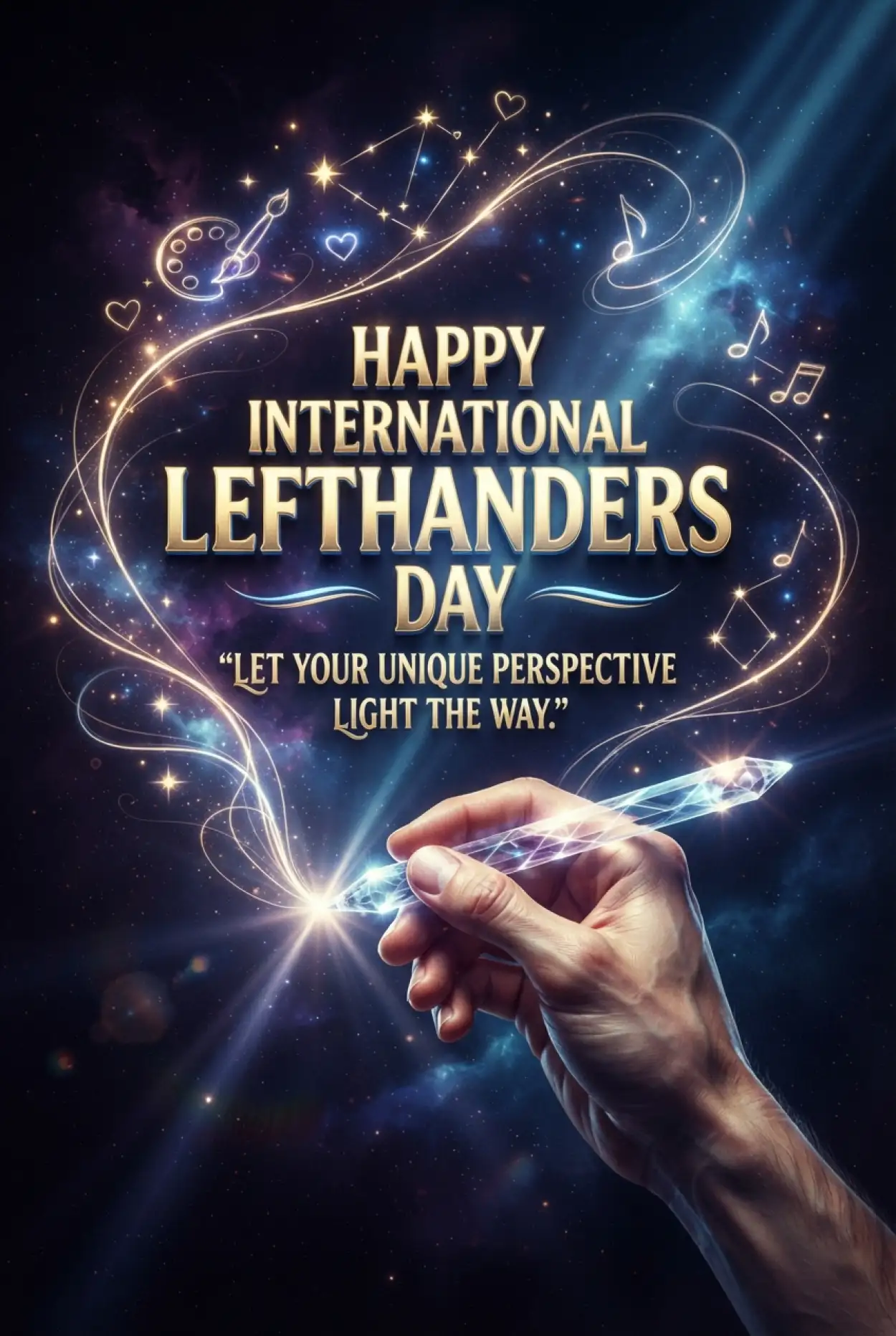 Free Download International Lefthanders Day Left Handed Png - High Quality International Lefthanders Day 2026 Transparent PNG