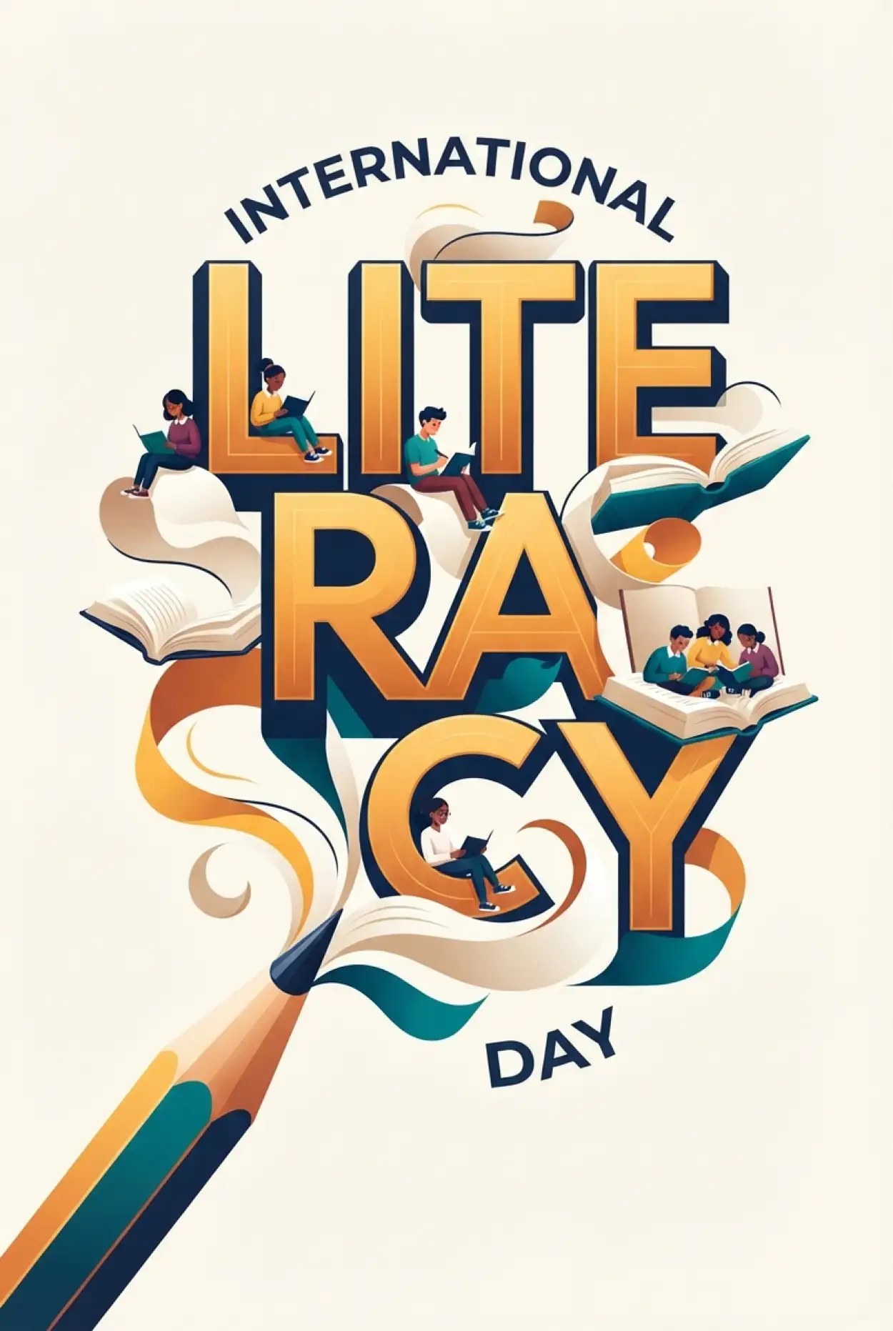 Free Download International Literacy Day 2026 Book Reading Images - High Quality International Literacy Day 2026 Image