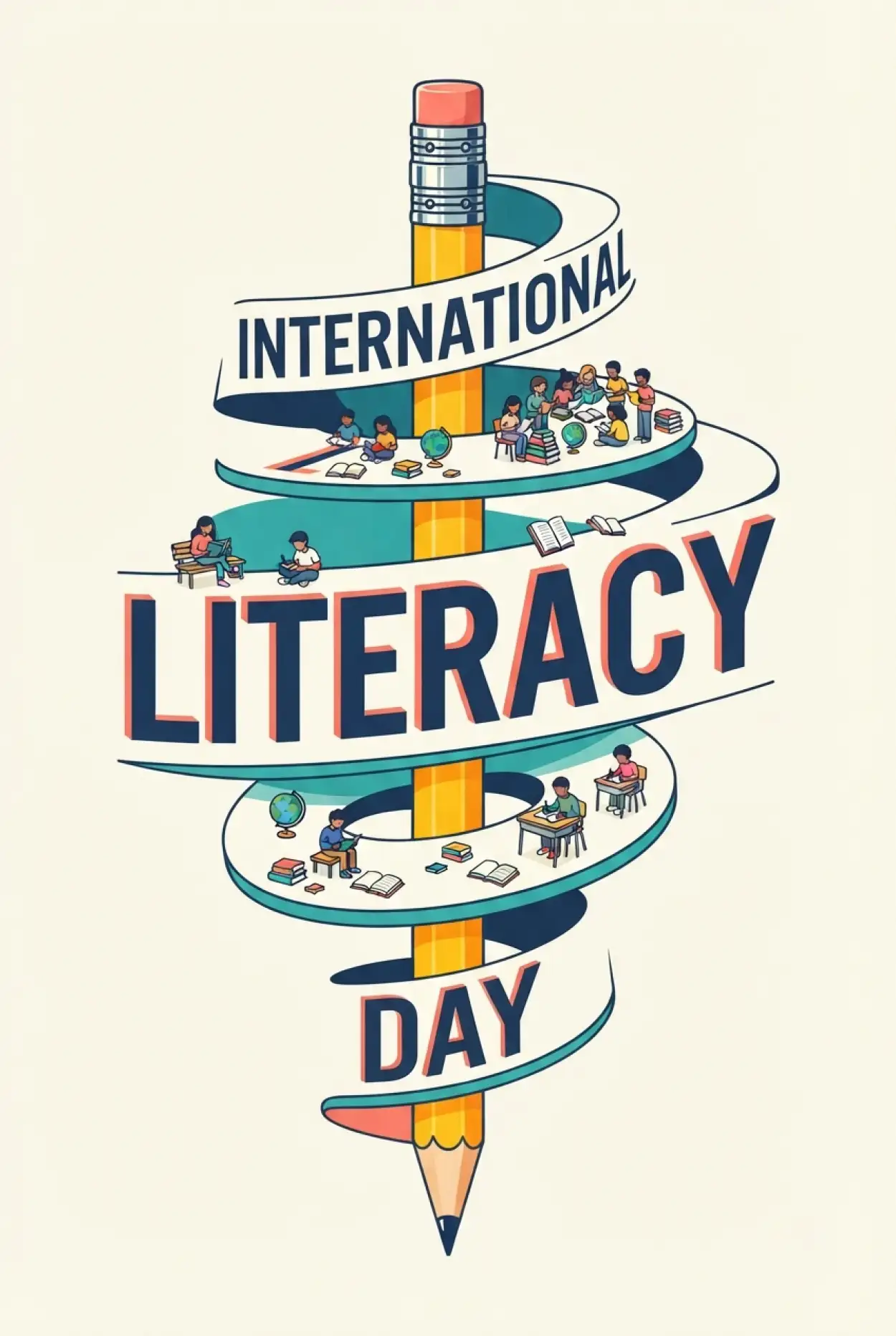 Free Download International Literacy Day 2026 Books And Education Images - High Quality International Literacy Day 2026 Image