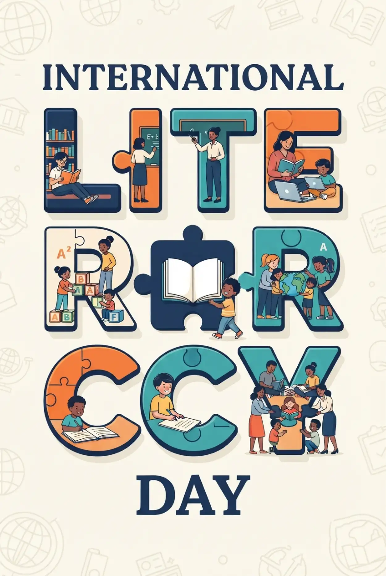 Free Download International Literacy Day 2026 Creative Images For Instagram Story - High Quality International Literacy Day 2026 Image