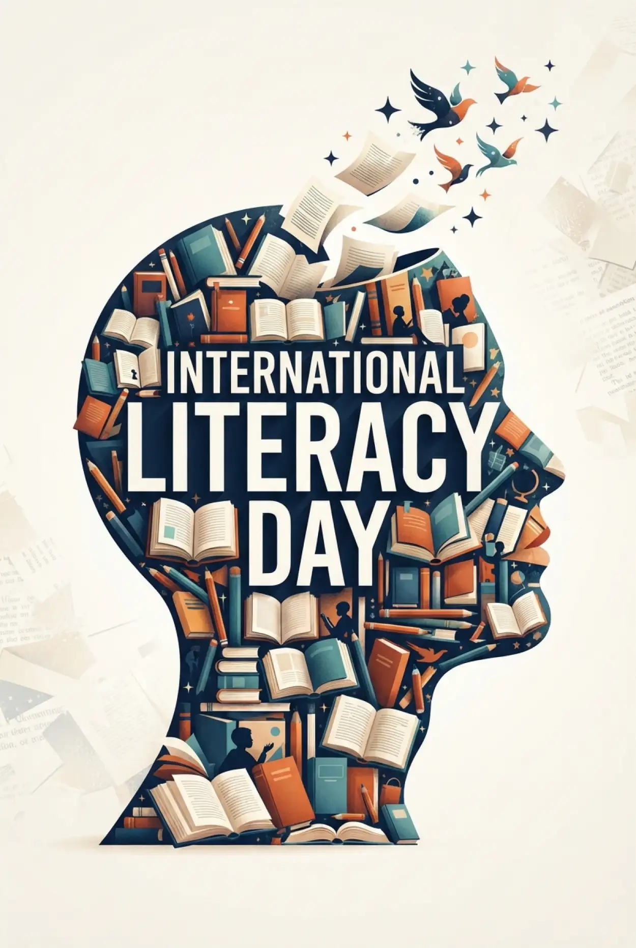 Free Download International Literacy Day 2026 Creative Images - High Quality International Literacy Day 2026 Image