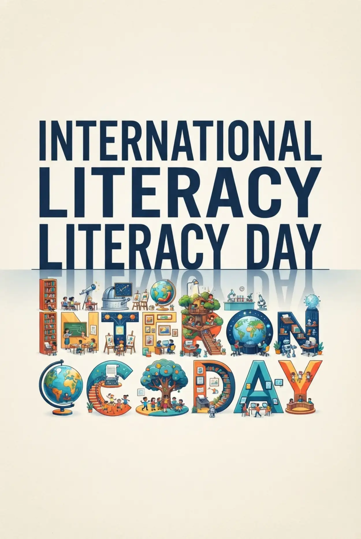 Free Download International Literacy Day 2026 Education Quotes - High Quality International Literacy Day 2026 Image