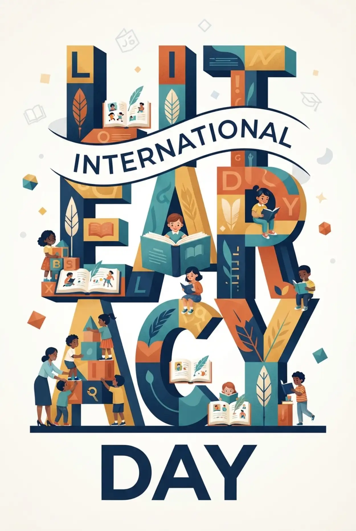 Free Download International Literacy Day 2026 Instagram Greeting Post - High Quality International Literacy Day 2026 Image