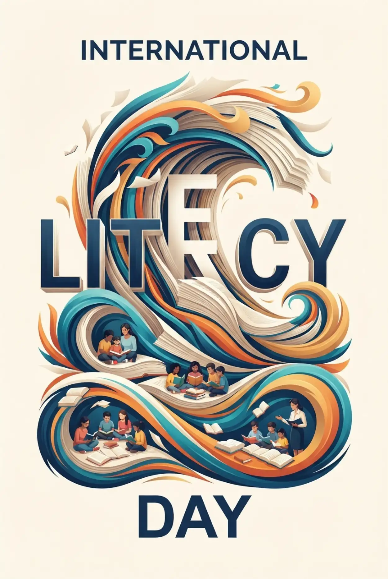 Free Download International Literacy Day 2026 Literacy Quotes - High Quality International Literacy Day 2026 Image