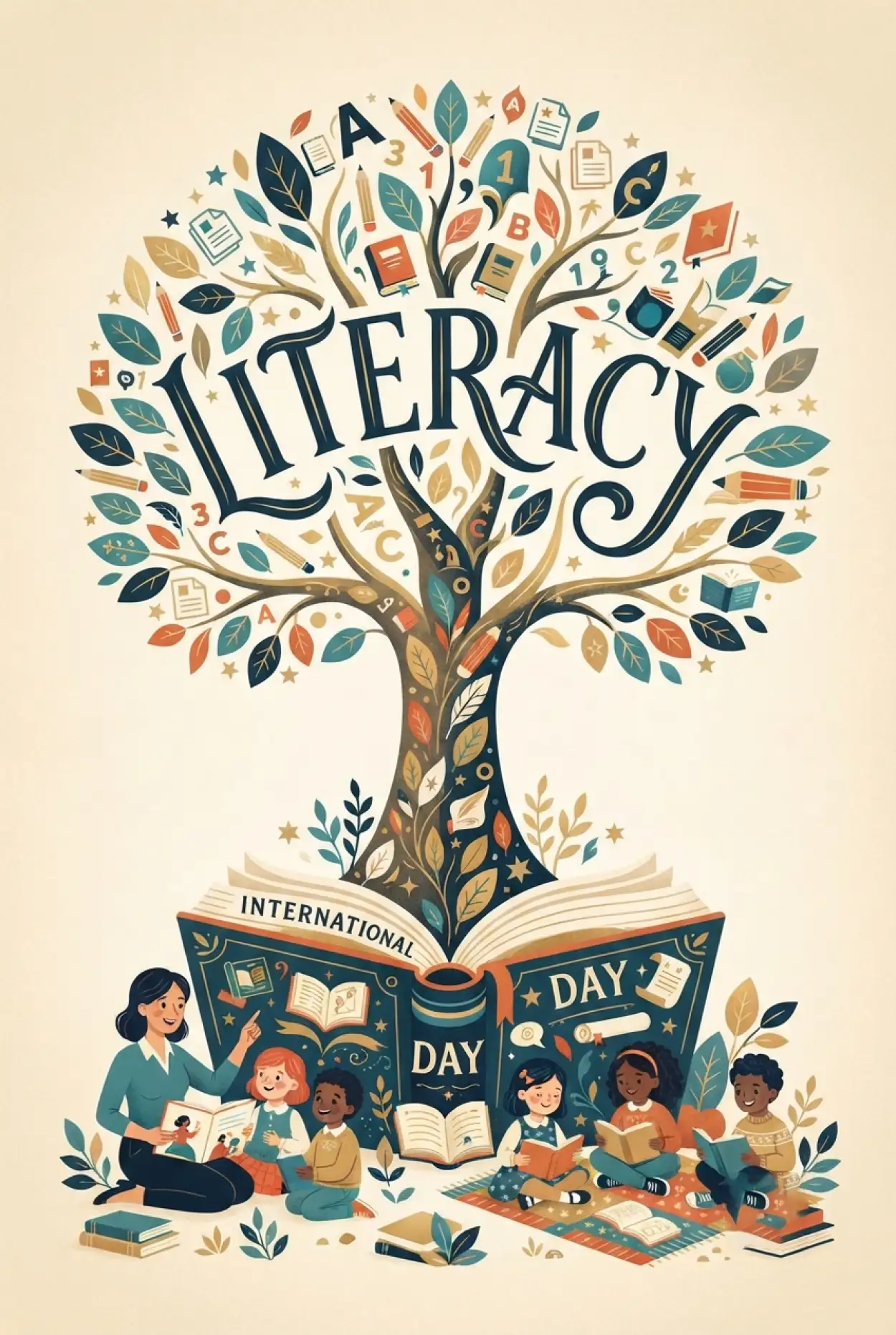 Free Download International Literacy Day 2026 Pinterest Images - High Quality International Literacy Day 2026 Image