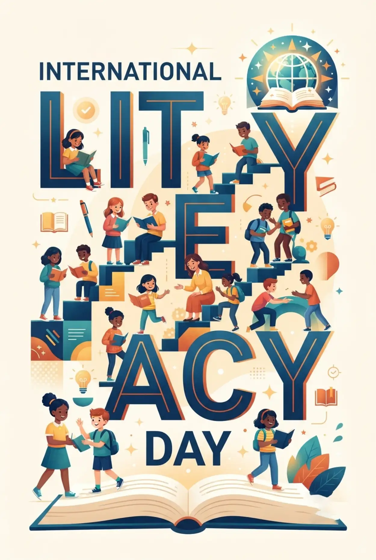 Free Download International Literacy Day 2026 Social Media Post - High Quality International Literacy Day 2026 Image