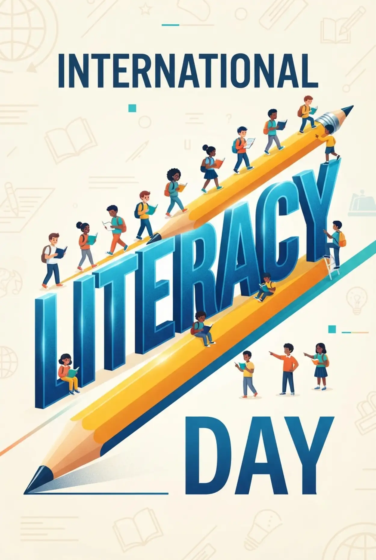 Free Download International Literacy Day 2026 Wishes For Students - High Quality International Literacy Day 2026 Image