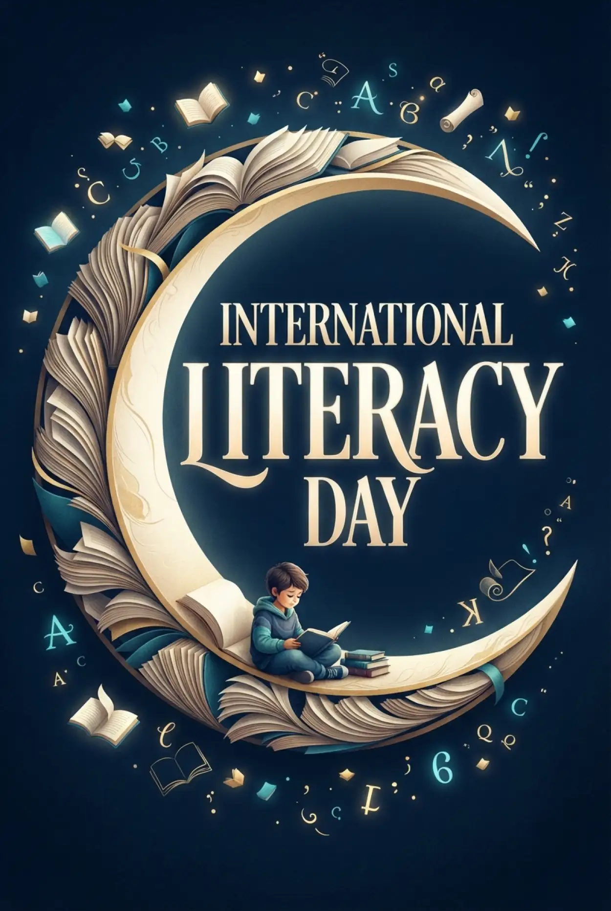 Free Download International Literacy Day 2026 Wishes For Whatsapp Status - High Quality International Literacy Day 2026 Image