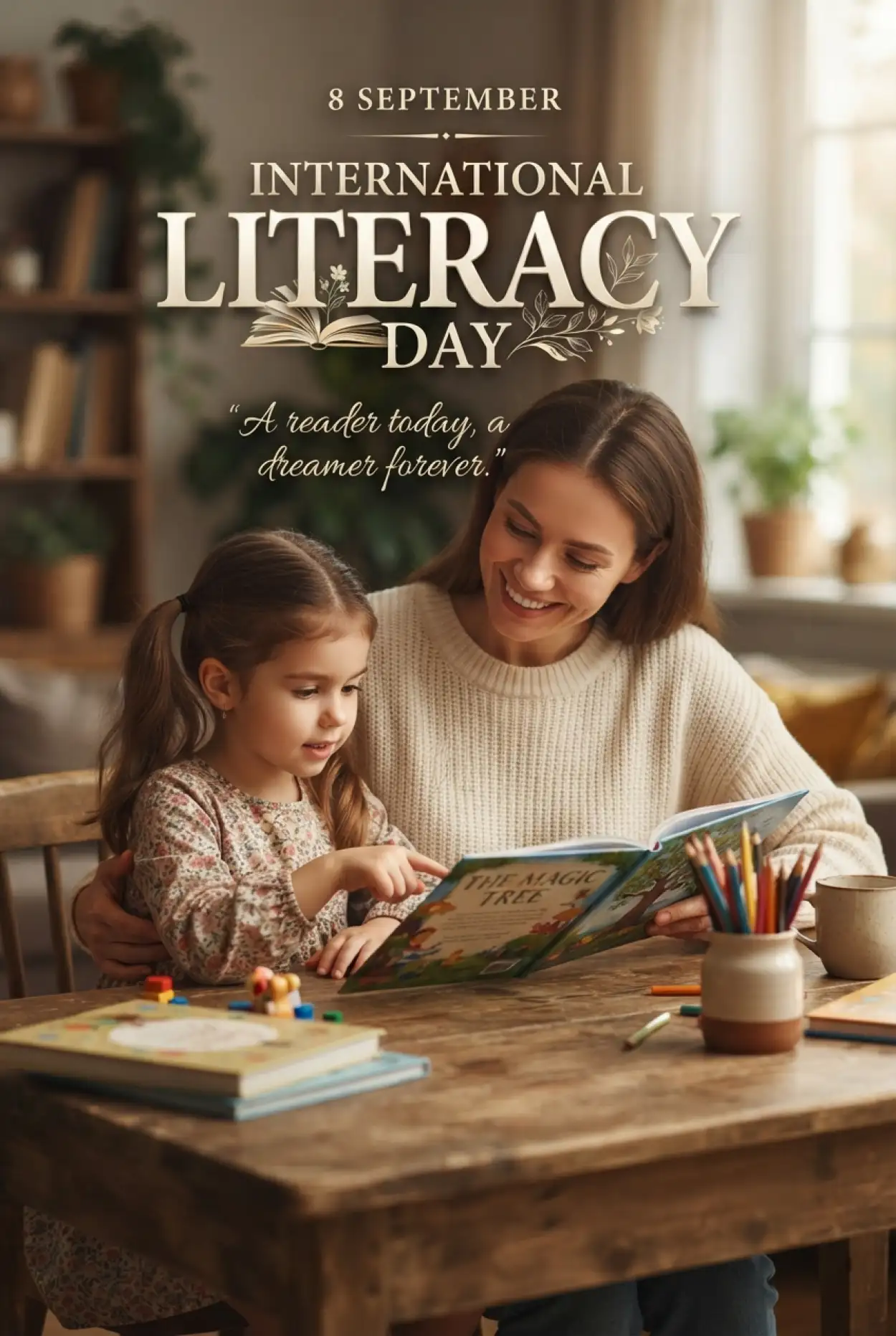 Free Download International Literacy Day 2026 - High Quality International Literacy Day Image