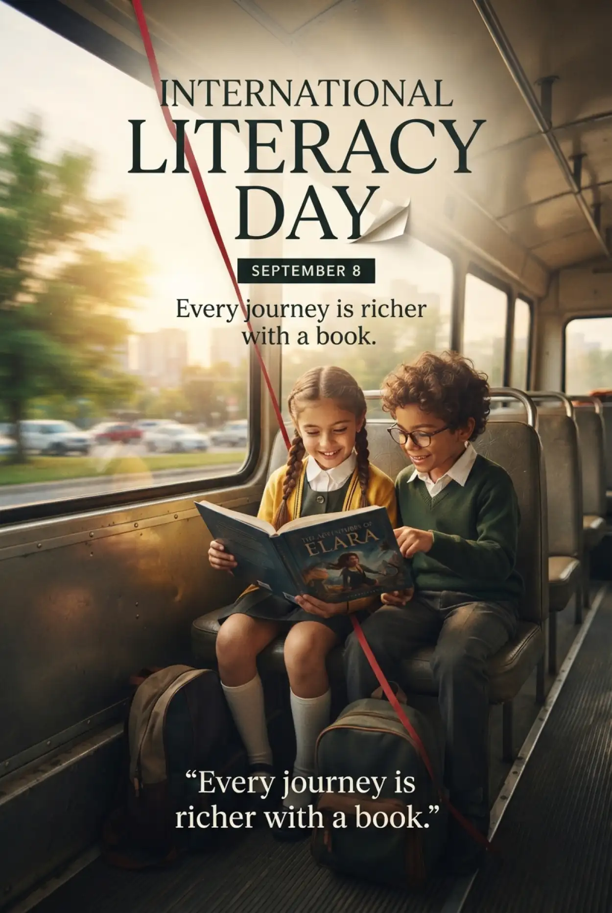 Free Download International Literacy Day Awareness Poster - High Quality International Literacy Day Image