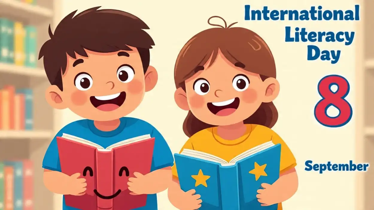 Free Download International Literacy Day Classroom Activity Poster - High Quality International Literacy Day Background