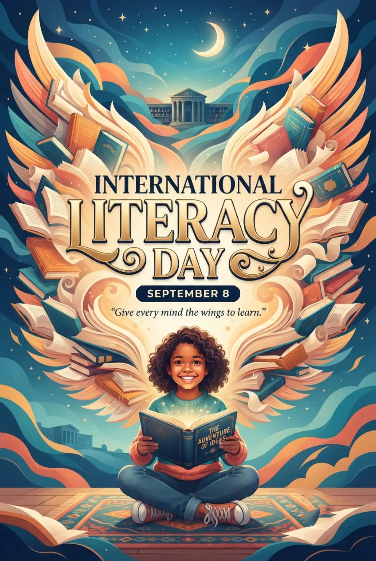 Free Download International Literacy Day Design - High Quality International Literacy Day Image