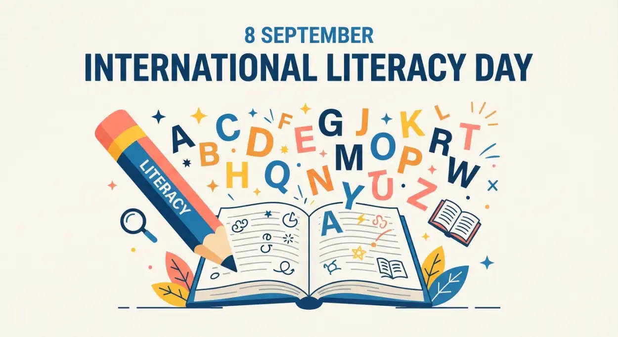 Free Download International Literacy Day Facebook Cover - High Quality International Literacy Day Image