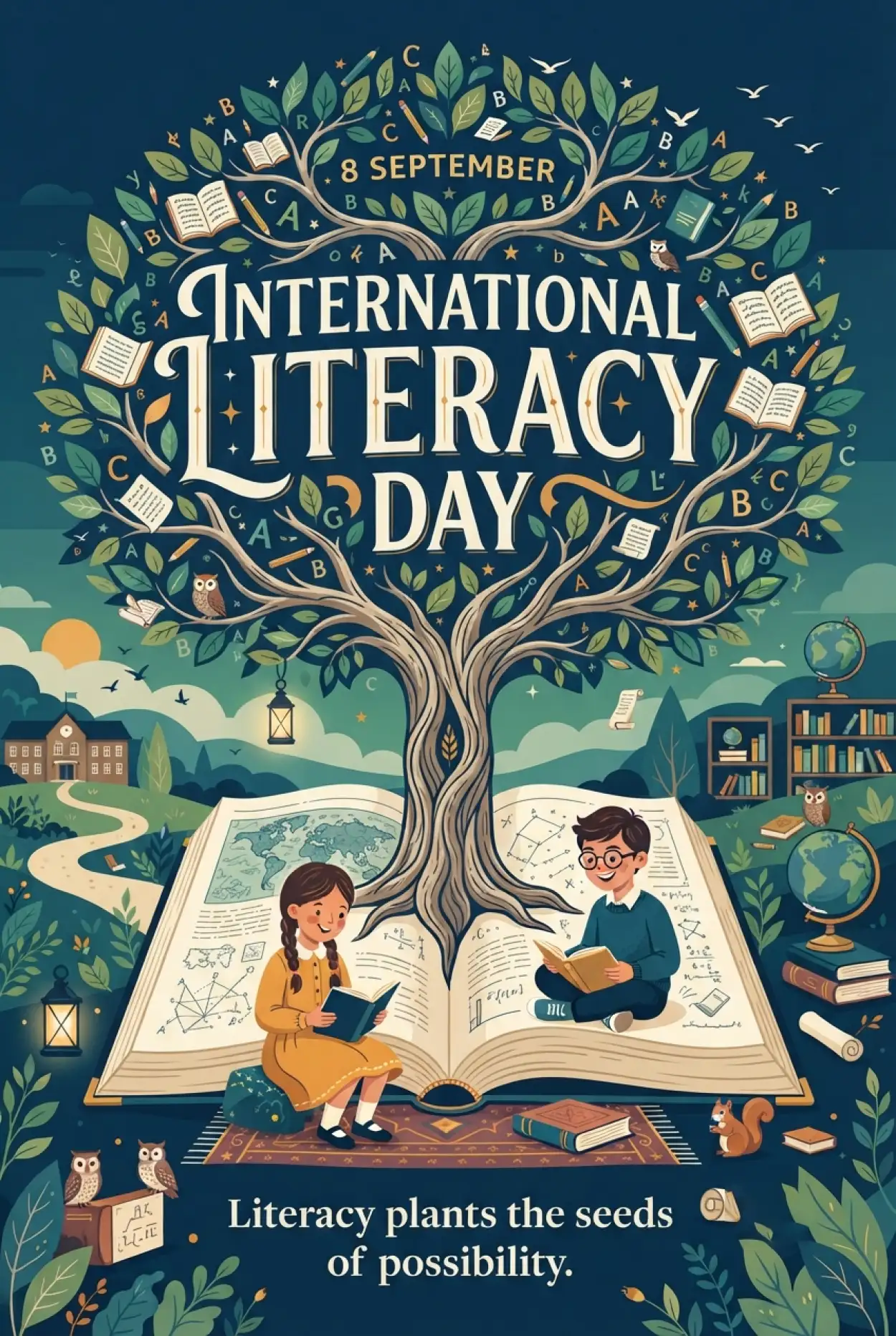 Free Download International Literacy Day Illustration Images - High Quality International Literacy Day Image