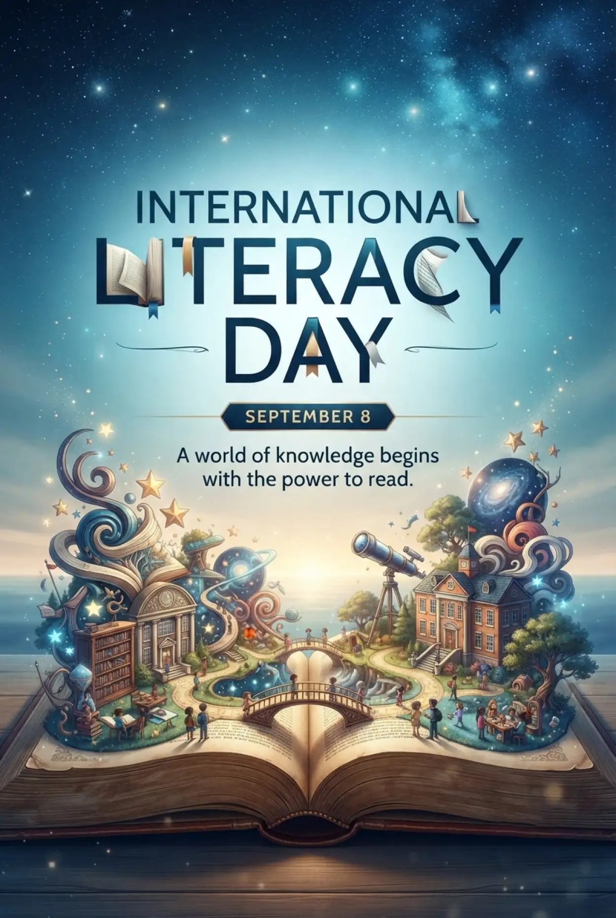 Free Download International Literacy Day Messages For Students - High Quality International Literacy Day Image