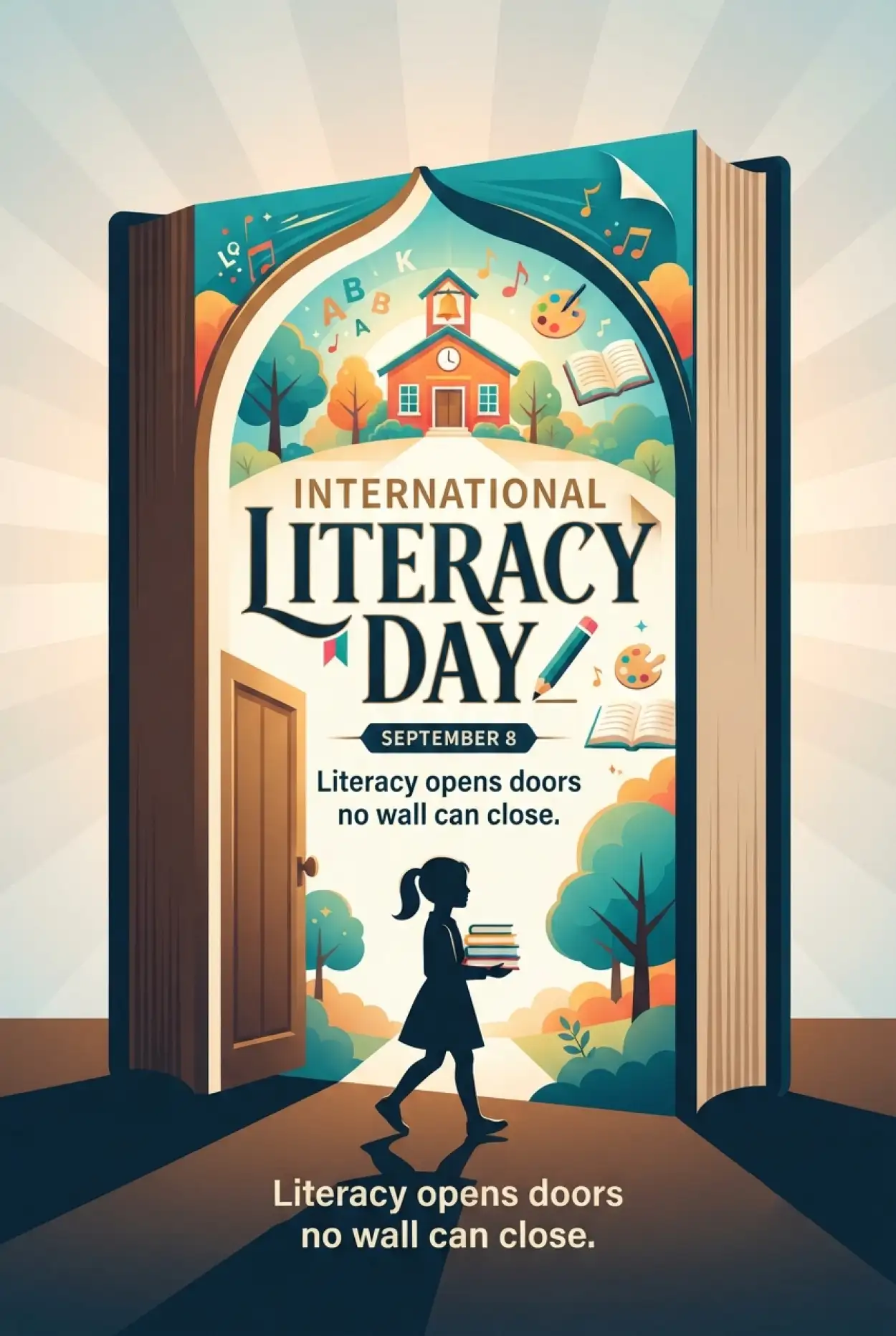 Free Download International Literacy Day Quotes 2026 - High Quality International Literacy Day Image